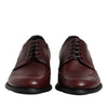 Dolce & Gabbana Brown Leather Lace Up Derby Dress Shoes