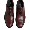 Dolce & Gabbana Brown Leather Lace Up Derby Dress Shoes