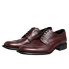 Dolce & Gabbana Brown Leather Lace Up Derby Dress Shoes