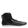 Dolce & Gabbana Black Quilted Leather Lace Up Sneakers Shoes