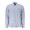 North Sails Blu Linen Men Shirt