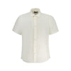 North Sails White Linen Men Shirt