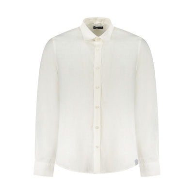 North Sails Bianco Linen Mens Shirt