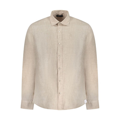 North Sails Beige Linen Men Shirt