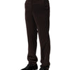 BENCIVENGA Dark Brown Mid Waist Dress Formal Pants