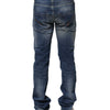 Dondup Blue Washed Skinny Fit Casual Men Denim Jeans
