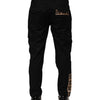 Dolce & Gabbana Black Cotton Cargo Casual Pants