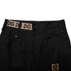 Dolce & Gabbana Black Cotton Cargo Casual Pants