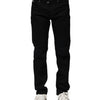 Dolce & Gabbana Black Cotton Skinny Denim Jeans