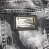 Dolce & Gabbana Black Tie Dye Straight Denim Jeans