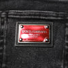 Dolce & Gabbana Black Cotton Skinny Men Denim Jeans