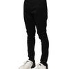 Dolce & Gabbana Black Nylon Skinny Men Jogger Pants