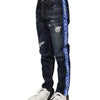 Dolce & Gabbana Dark Blue Tattered Skinny Denim Jeans