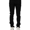 Dolce & Gabbana Black Cotton Skinny Men Denim Jeans