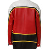 Dolce & Gabbana Multicolor Leather Biker Full Zip Coat Jacket