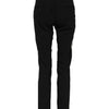 Dolce & Gabbana Black Wool Mid Waisted Tapered Dress Pants