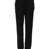 Dolce & Gabbana Black Cotton Mid Waist Jogger Pants
