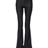 John Galliano Blue Mid Waist Cotton Wide Leg Denim Jeans