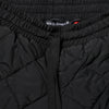 Dolce & Gabbana Black Quilted Mid Waist Jogger Pants
