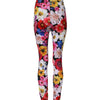 Dolce & Gabbana Multicolor Floral High Waist Leggings Pants
