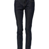 Dolce & Gabbana Blue Skinny Cotton Mid Waisted Denim Jeans