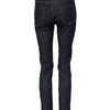 Dolce & Gabbana Blue Skinny Cotton Mid Waisted Denim Jeans