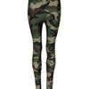 Dolce & Gabbana Multicolor Camouflage DG Waist Leggings Pants