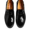 Dolce & Gabbana Black Leather Slip On Loafers Dress Shoes
