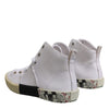 Maison Margiela White Lace Up Mid Top Women Sneakers Shoes