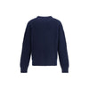Jil Sander Blue Fleece Wool Sweatshirt