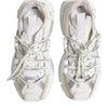 Dolce & Gabbana White Gray Low Top Space Sneakers Shoes