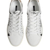 Dolce & Gabbana White Leather MILANO Low Top Sneakers Shoes
