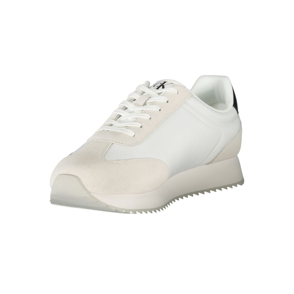 Calvin Klein Bianco Polyurethane Men Sneaker