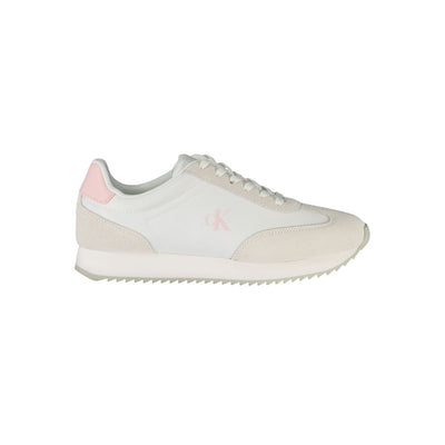 Calvin Klein Bianco Leather Woman Sneaker
