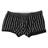 Dolce & Gabbana Black White Striped Regular Boxer Underwear