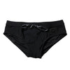 Dolce & Gabbana Black Logo Plaque Men Beachwear Brief Swimwear