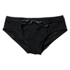 Dolce & Gabbana Black Logo Plaque Men Beachwear Brief Swimwear