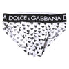 Dolce & Gabbana White Heart Printed Regular Brief Underwear