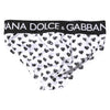 Dolce & Gabbana White Heart Printed Regular Brief Underwear