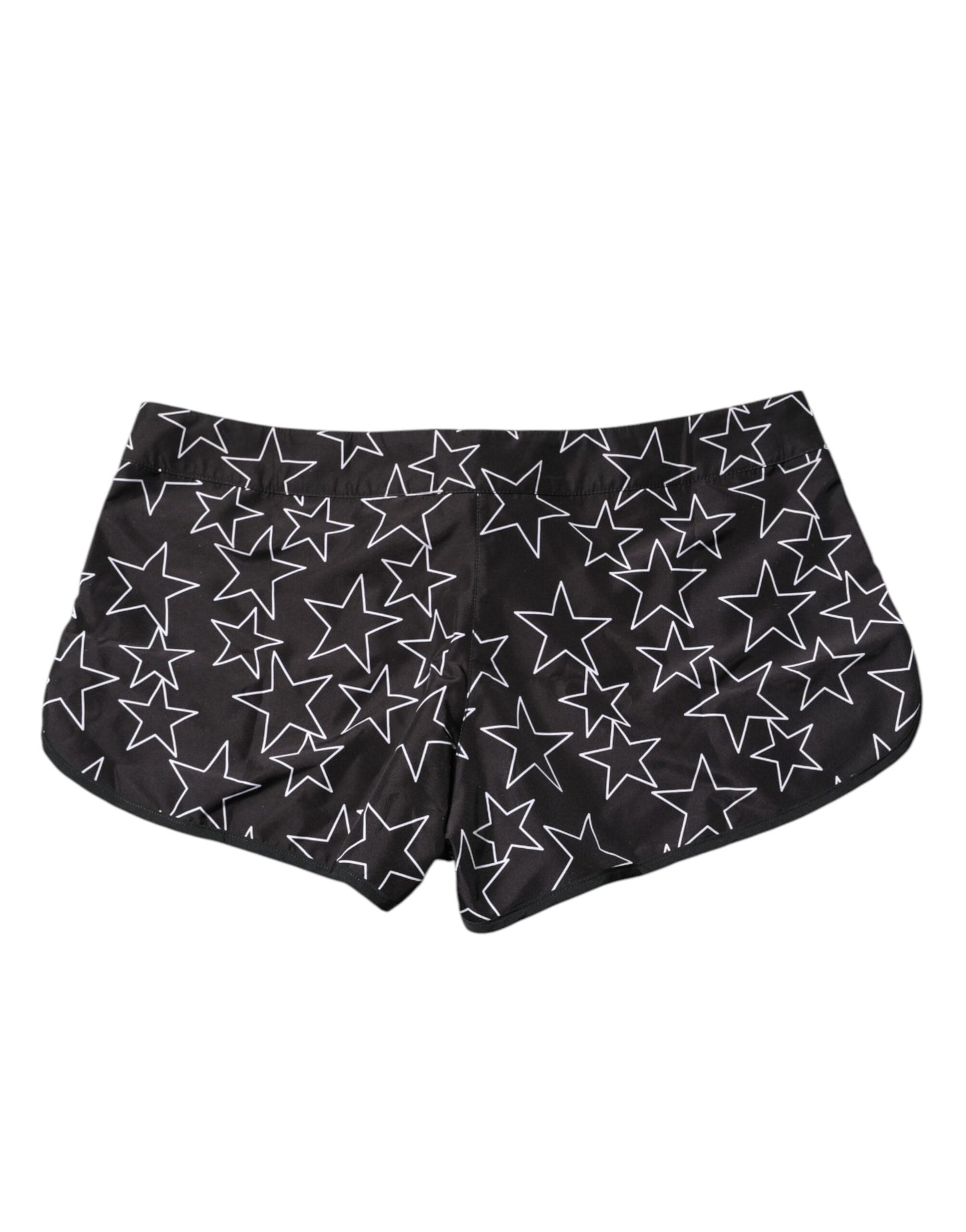 Dolce & Gabbana Black Star Print Beachwear Shorts Swimwear