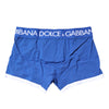 Dolce & Gabbana Blue Logo Waist Regular Boxer Brief Underwear