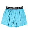 Dolce & Gabbana Blue Logo Waist Regular Boxer Shorts Underwear