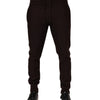 Dolce & Gabbana Brown Cashmere Men Jogger Sweatpants Pants