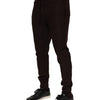 Dolce & Gabbana Brown Cashmere Men Jogger Sweatpants Pants