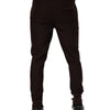 Dolce & Gabbana Brown Cashmere Men Jogger Sweatpants Pants