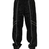 Dolce & Gabbana Black Cotton Straight Jogger Sweatpants Pants