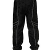 Dolce & Gabbana Black Cotton Straight Jogger Sweatpants Pants