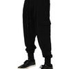 Dolce & Gabbana Black Cotton Logo Jogger Sweatpants Pants