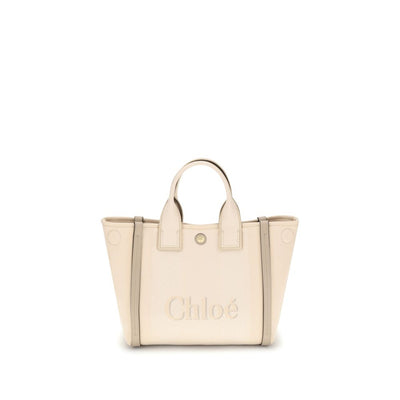 Chloé Beige Cotton Handbag