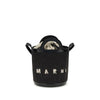 Marni Black Cotton Backet Bag